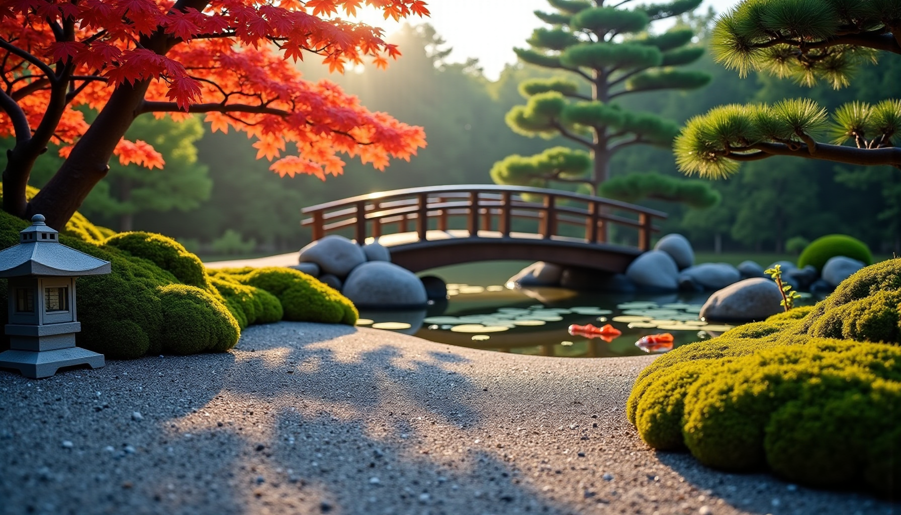 Aménagement paysager, Jardin zen, Sérénité, Esthétique japonaise