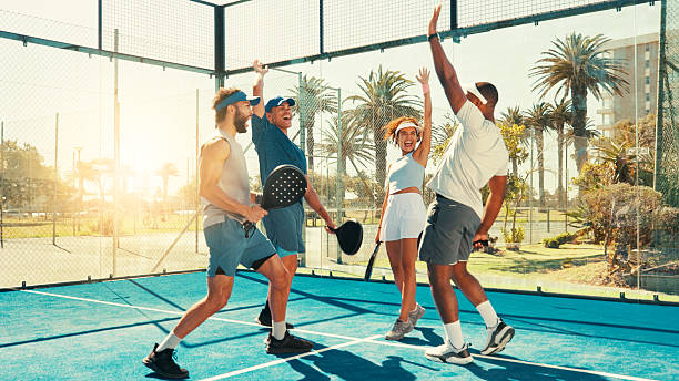 Installation terrain de tennis